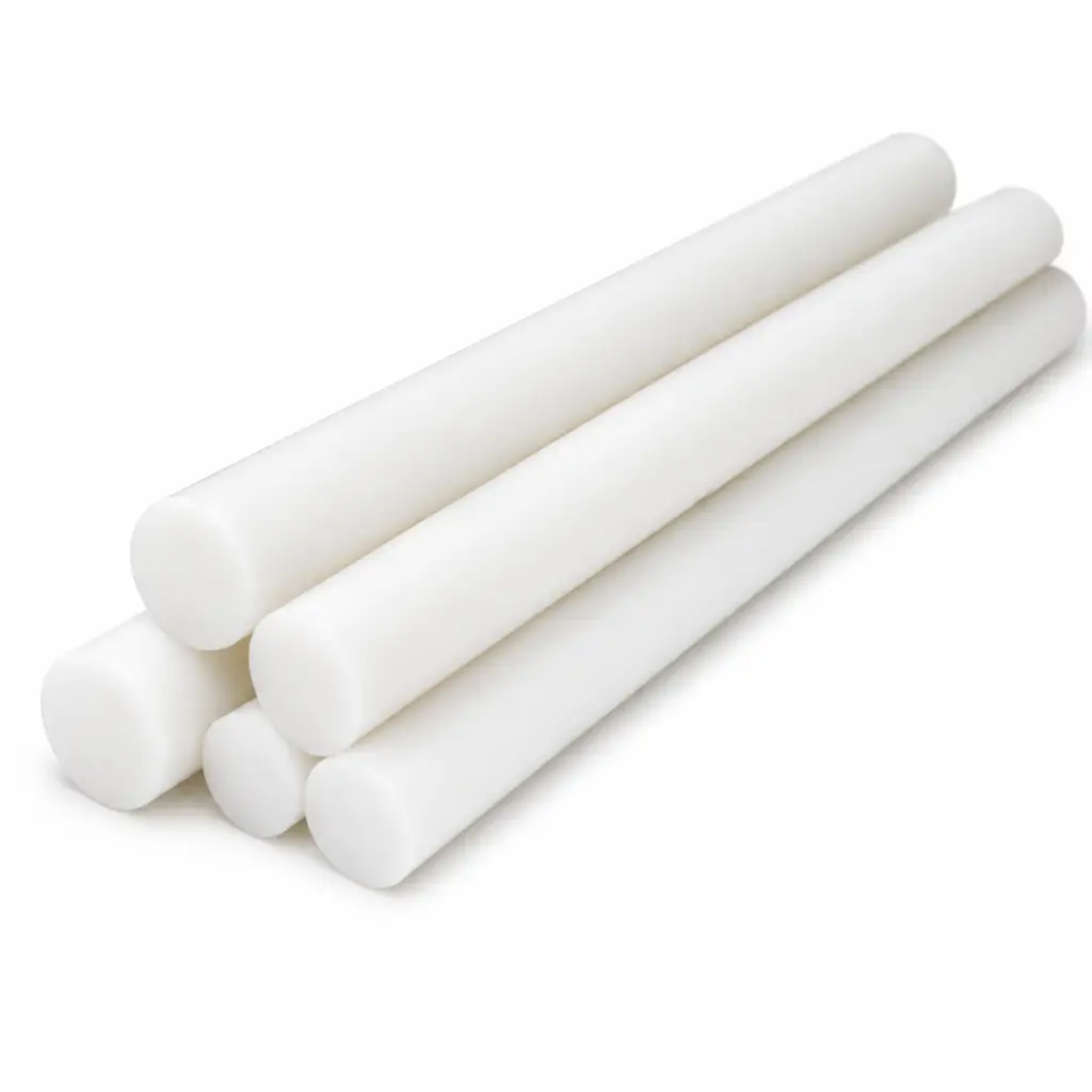 White Nylon Rod wear resistant plastic round bar