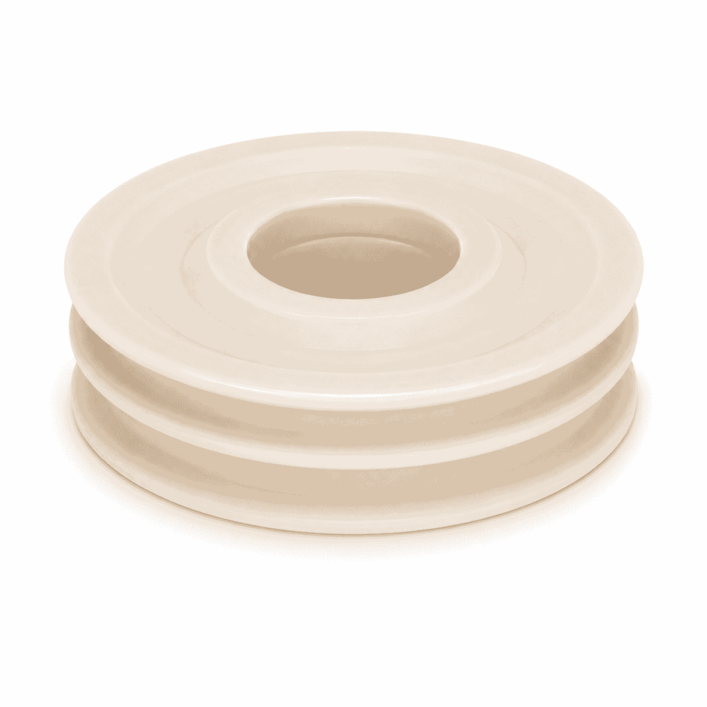 CNC Machined Nylon Rope Guide Pulley for Tower Crane