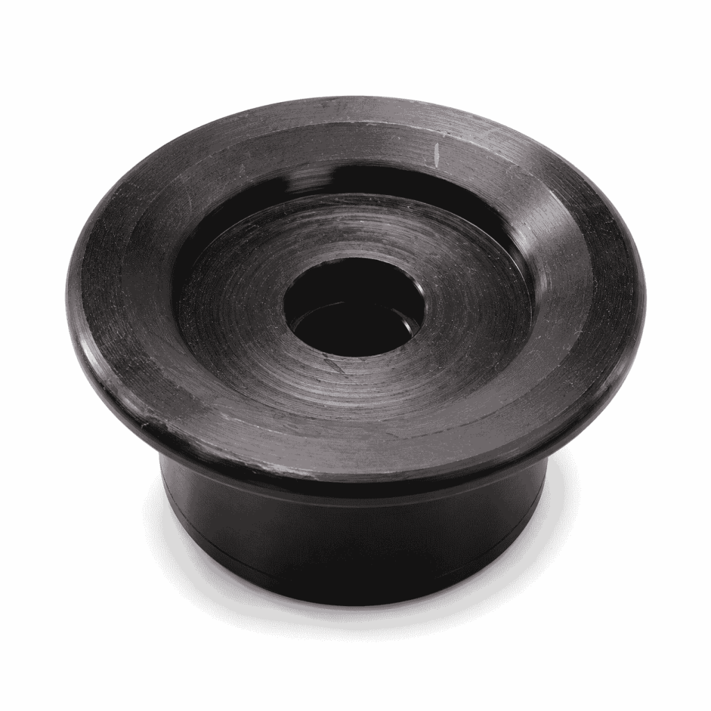 CNC Machined Anti-Derailment Wheel with flanged profile and center bore