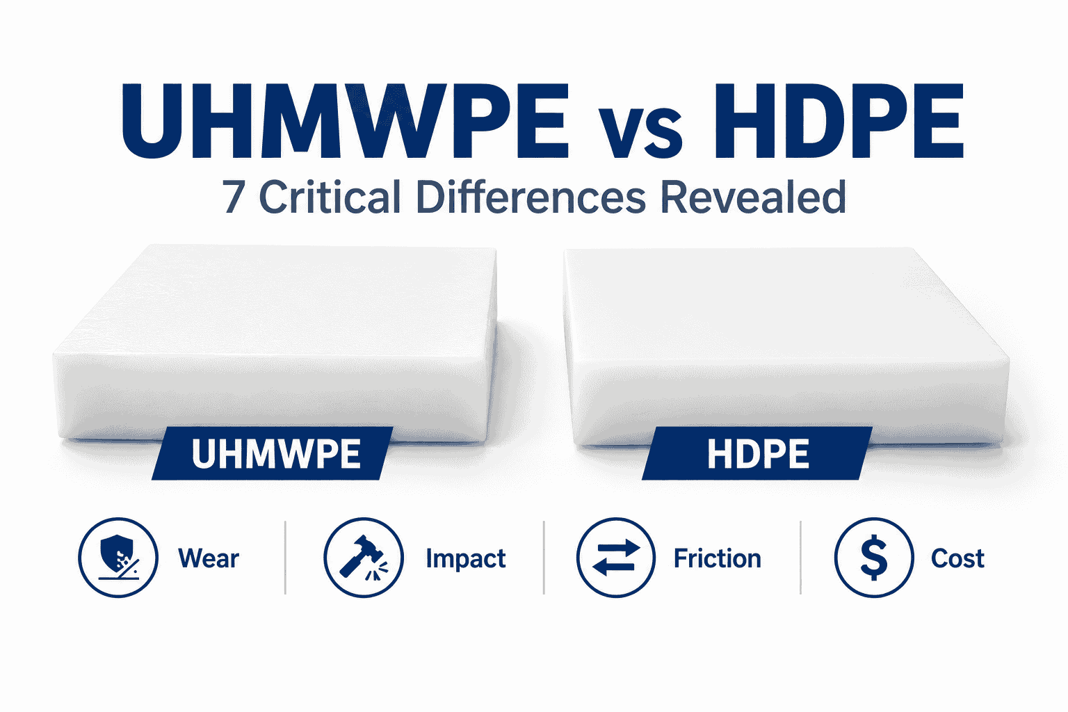 UHMWPE vs HDPE material comparison