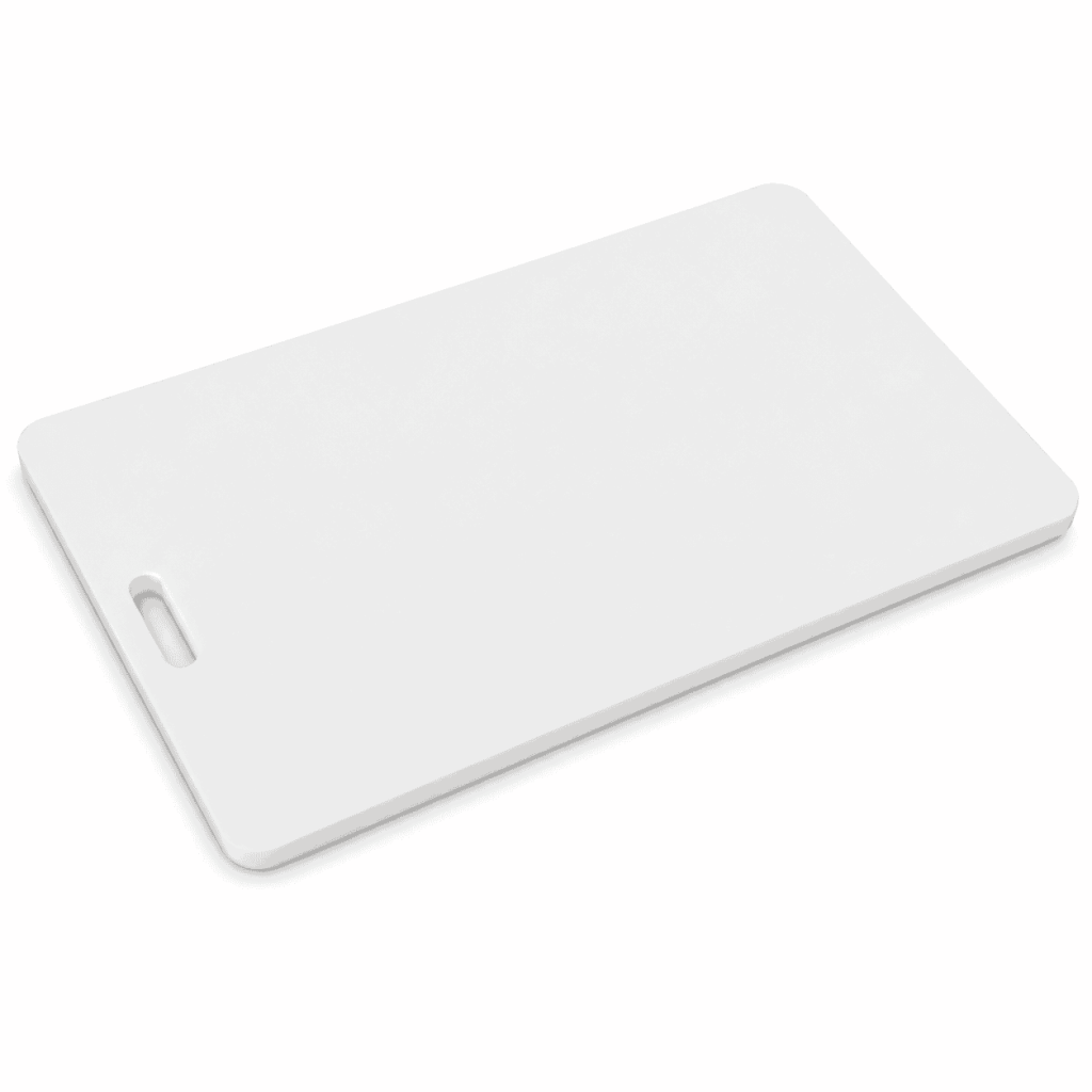 Hockey Shooting Training Pad made from smooth white HDPE with carrying handle