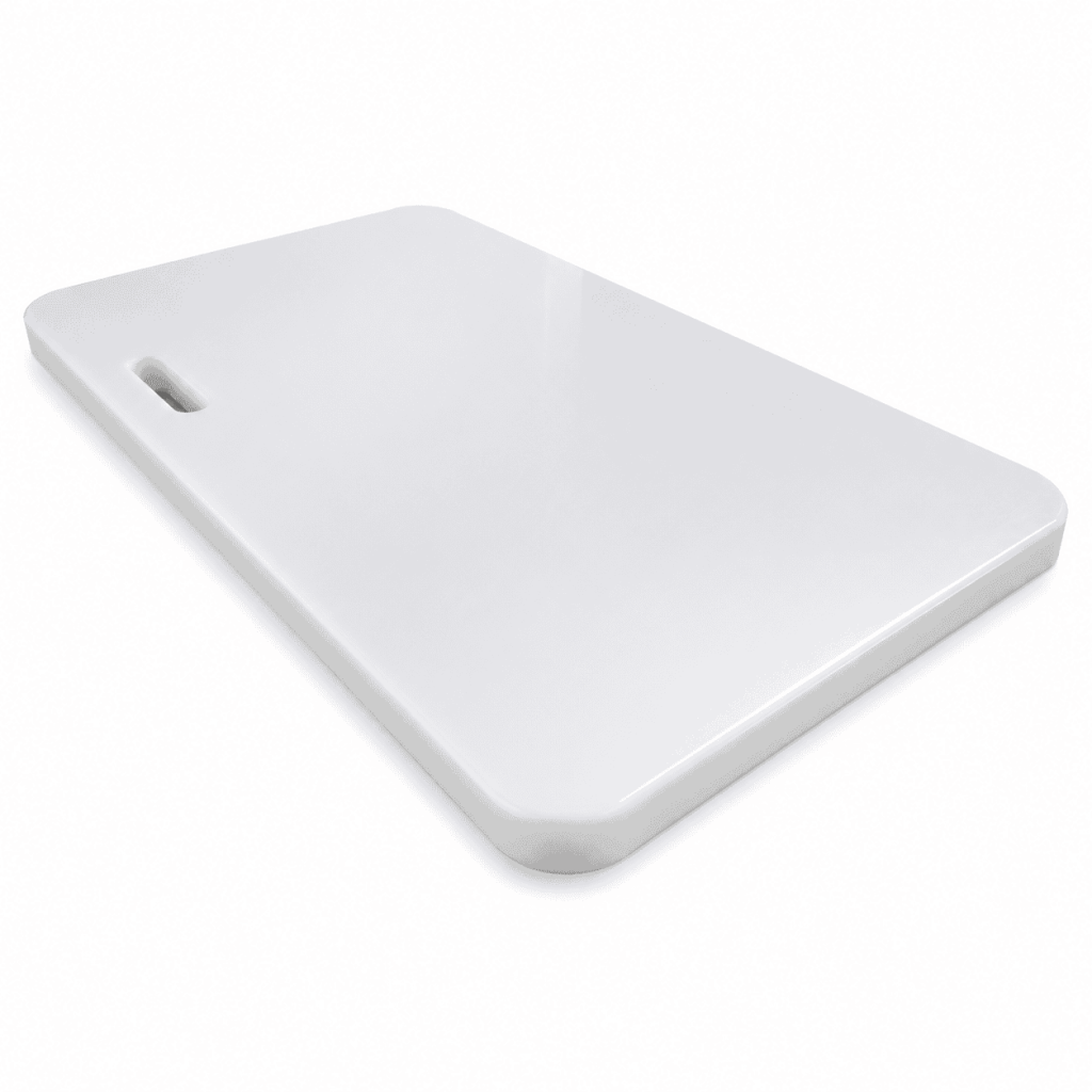 Hockey Shooting Pad Rebounder with white HDPE pad and pre-drilled mounting holes