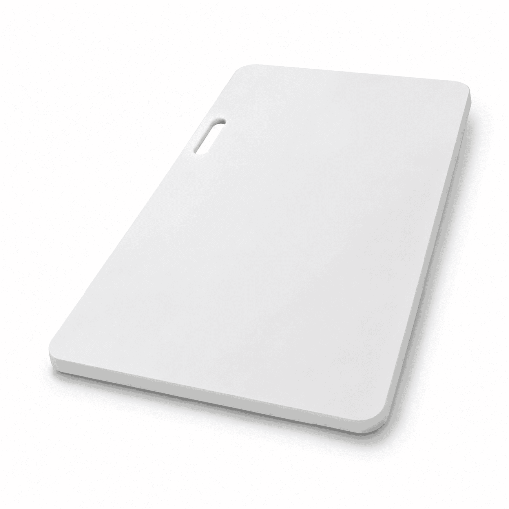 PP Hockey Shooting Pad made from smooth white polypropylene sheet