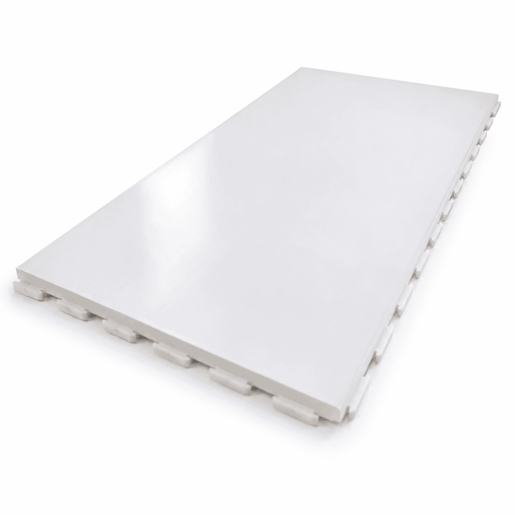UHMWPE Ice Rink Flooring Panels with dovetail interlocking edges