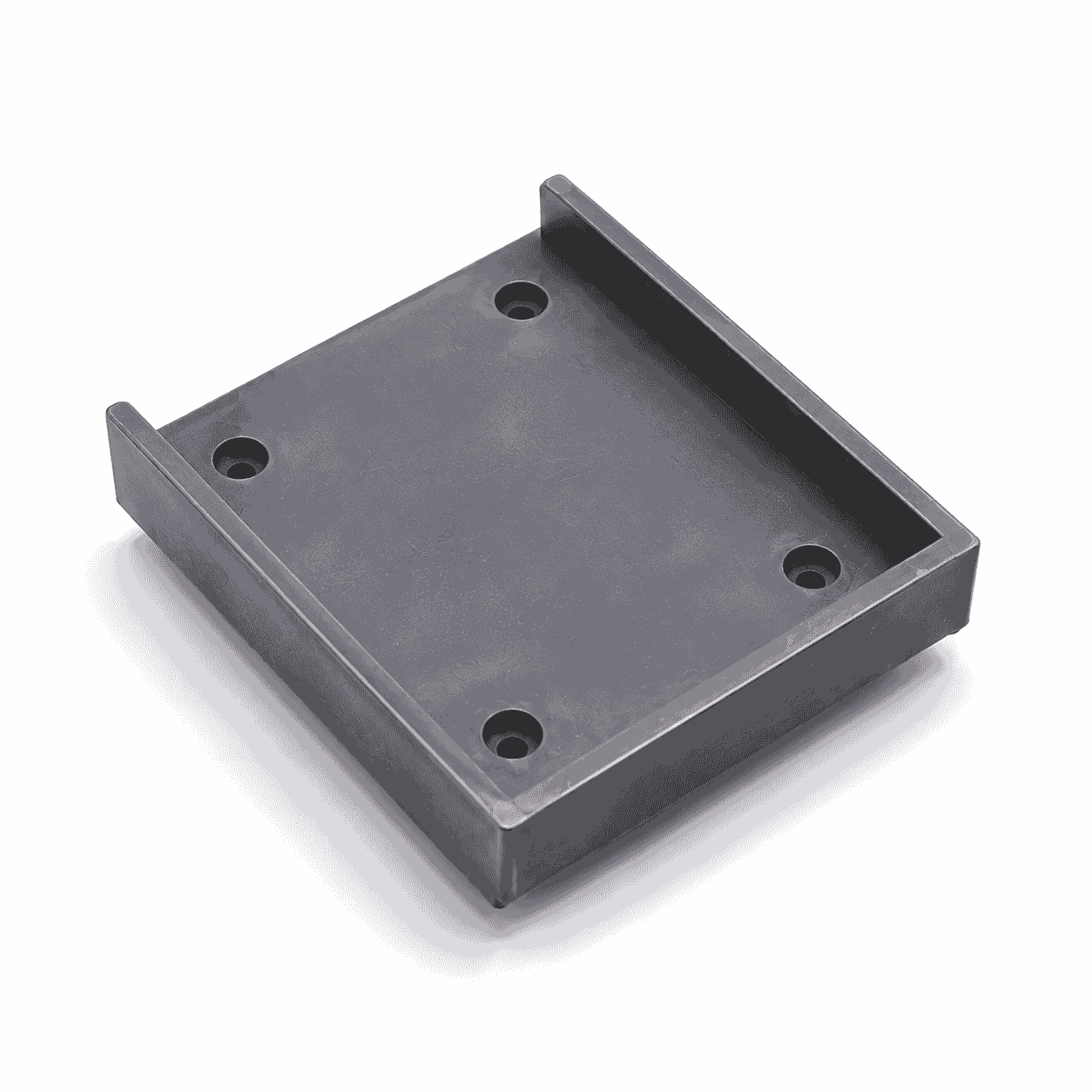 Custom Industrial Mounting Pad with Raised Edges and Mounting Holes