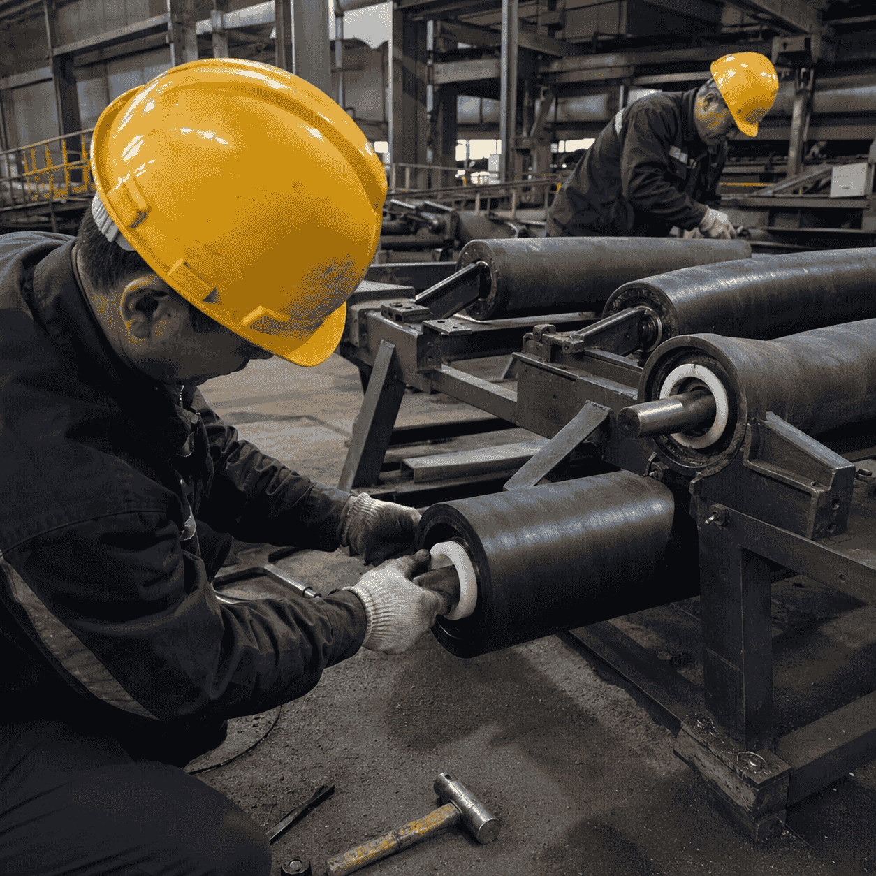 皮带输送机托辊尼龙滑动轴套