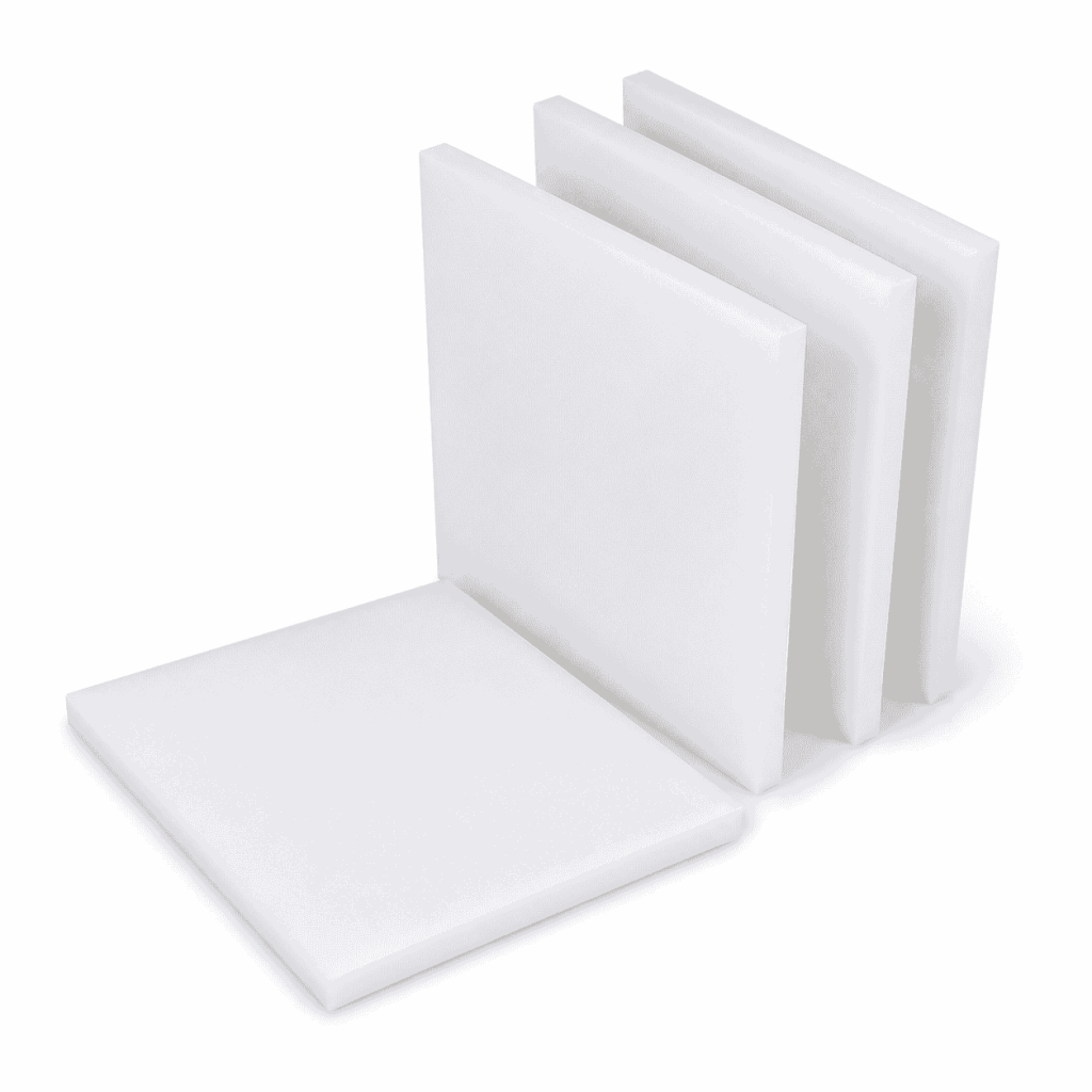 White PP Sheet available in multiple reference sizes and thicknesses