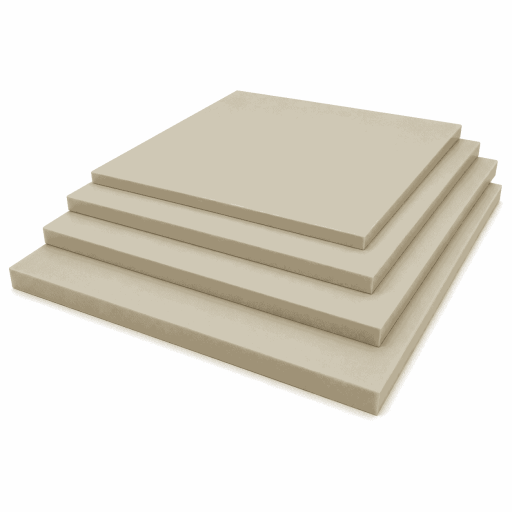 Beige PP Sheet available in multiple reference sizes and thicknesses