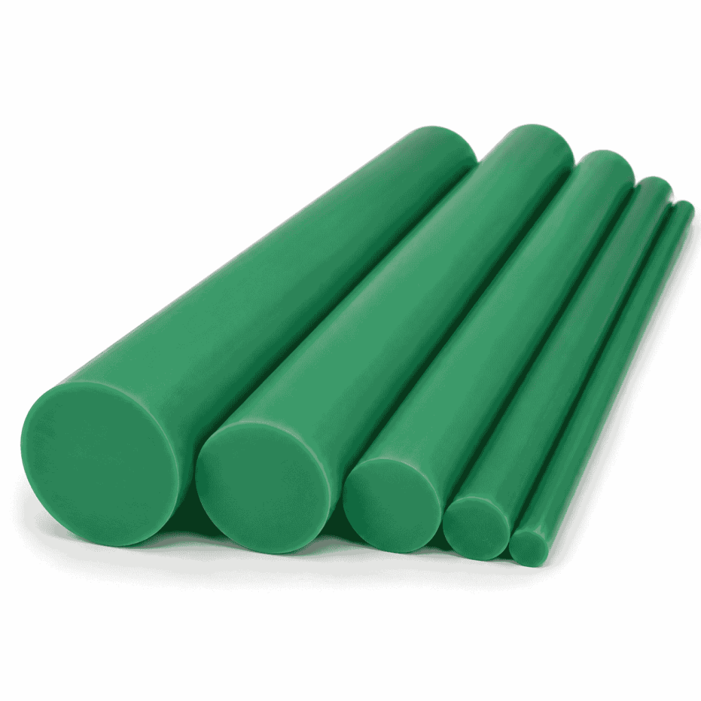 Green oil-filled nylon rod self-lubricating cast PA6 round bars