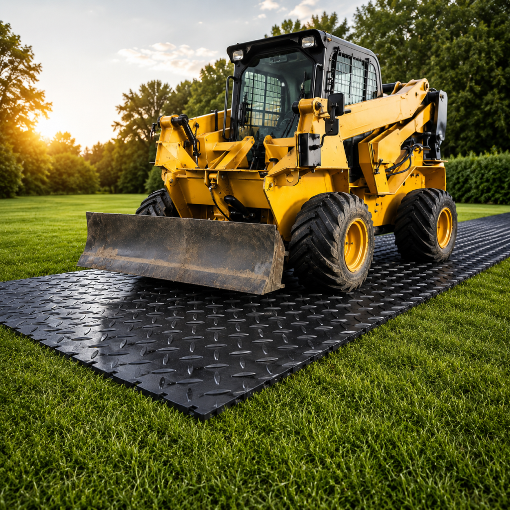 HDPE Ground Protection Mats temporary road mats for vehicle and equipment access