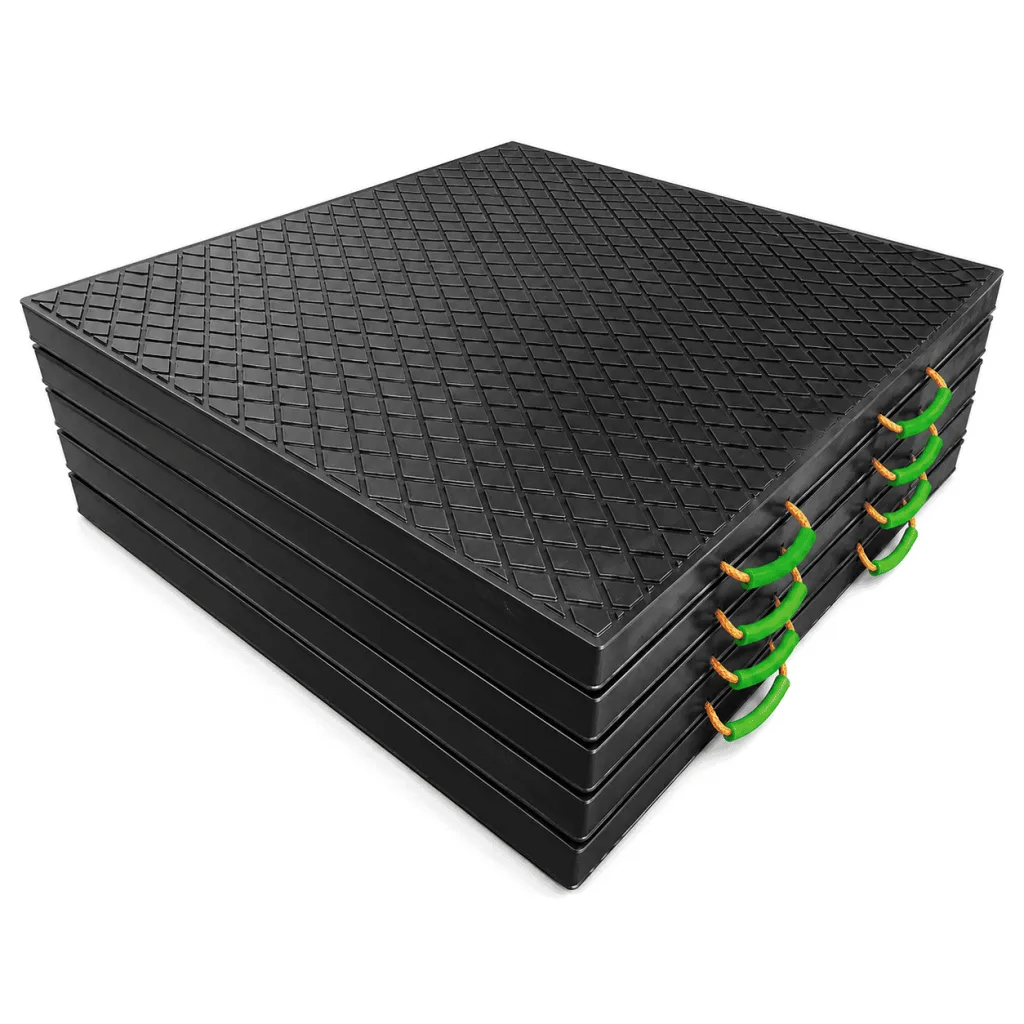 500mm UHMWPE起重机支腿垫板 500×500×50mm重载支撑垫板