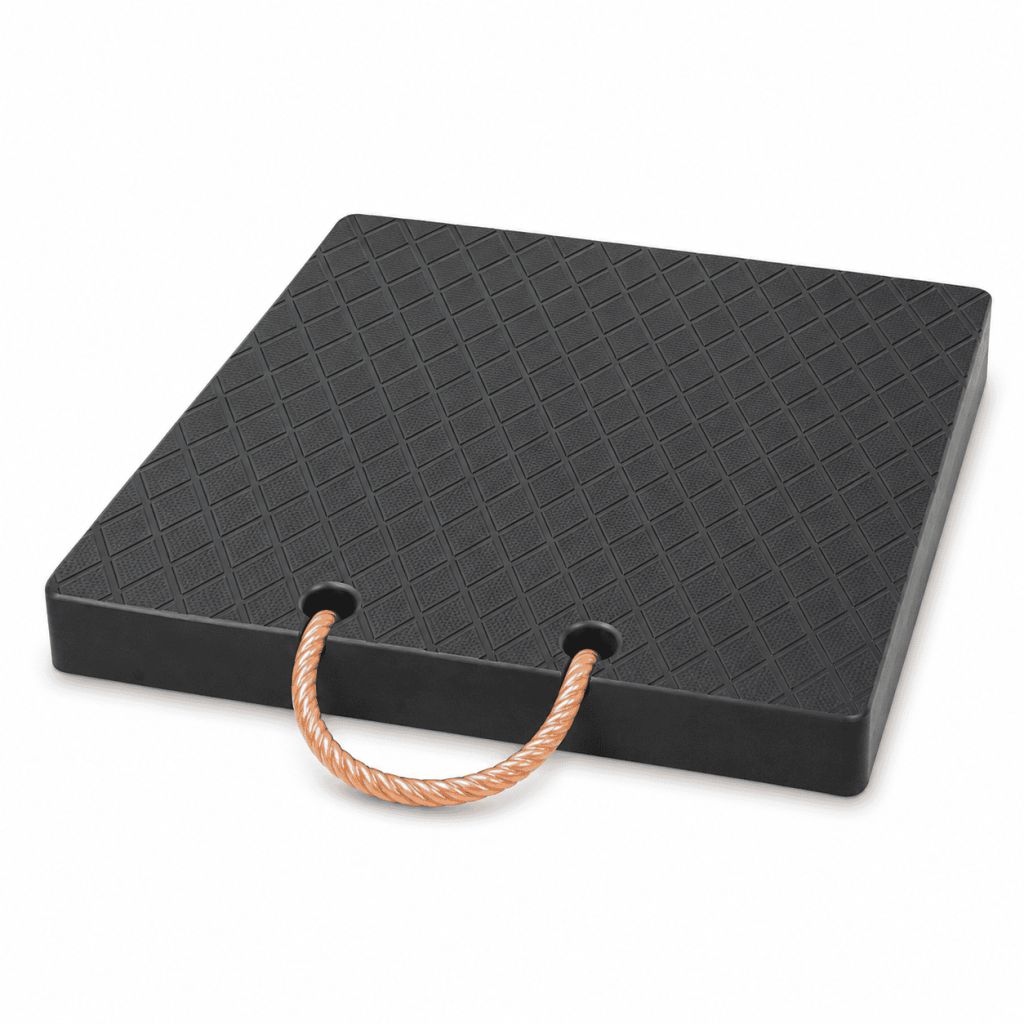 Heavy Duty Grooved Polyethylene Crane Outrigger Pads