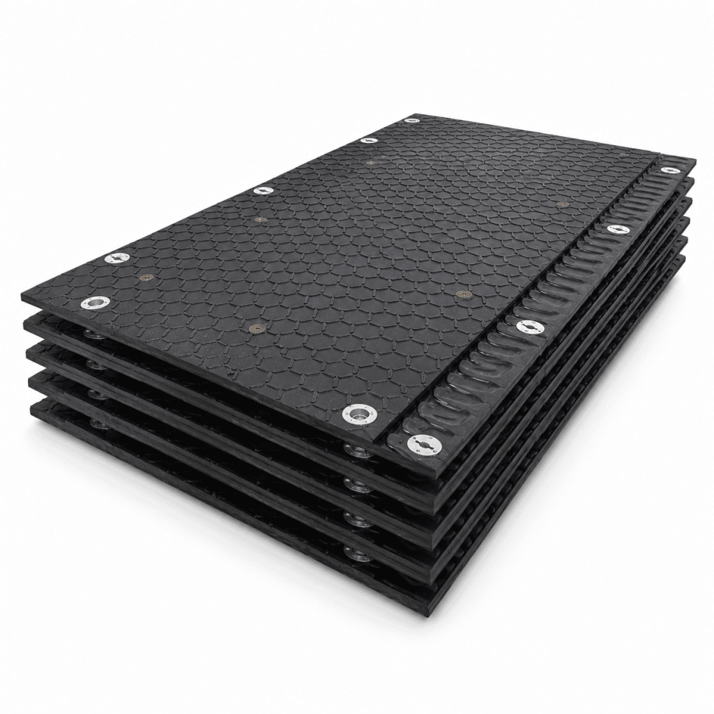 Hollow-Core HDPE Trackway Panels