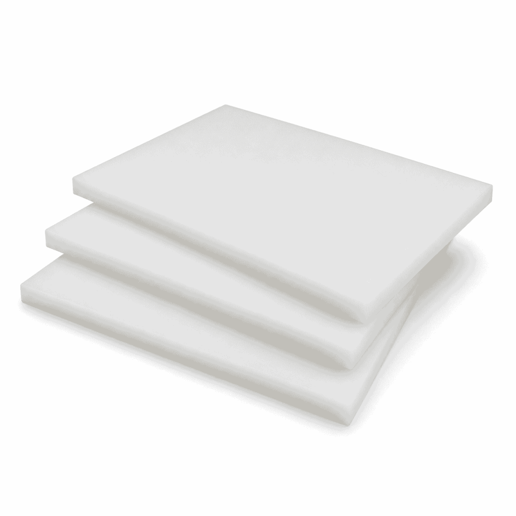 White Food Grade PP Sheet for food processing equipment and custom machining