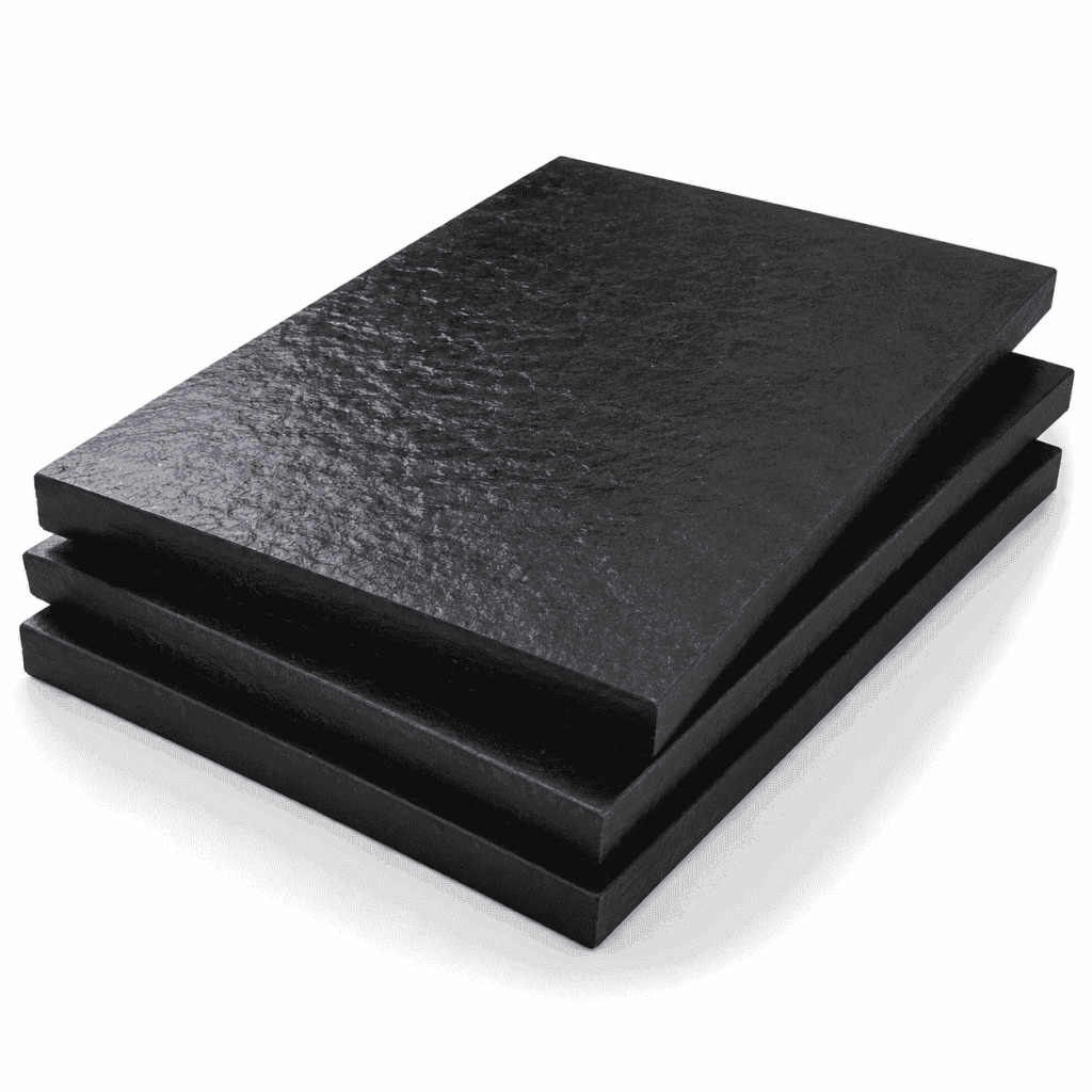Glass Fiber Reinforced Nylon Sheet available in 75 black panel and thickness combinations